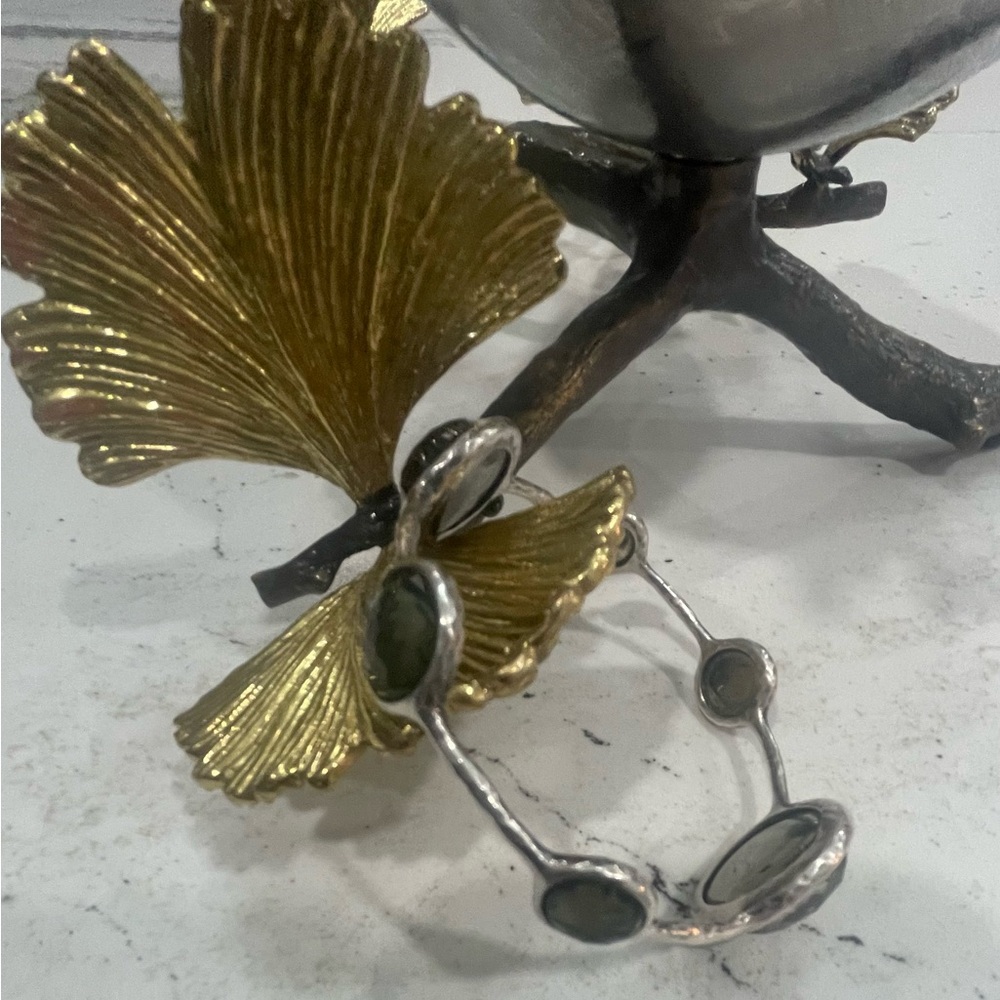 Ippolita Silver Bracelet with Green Stone - Picture 5 of 15
